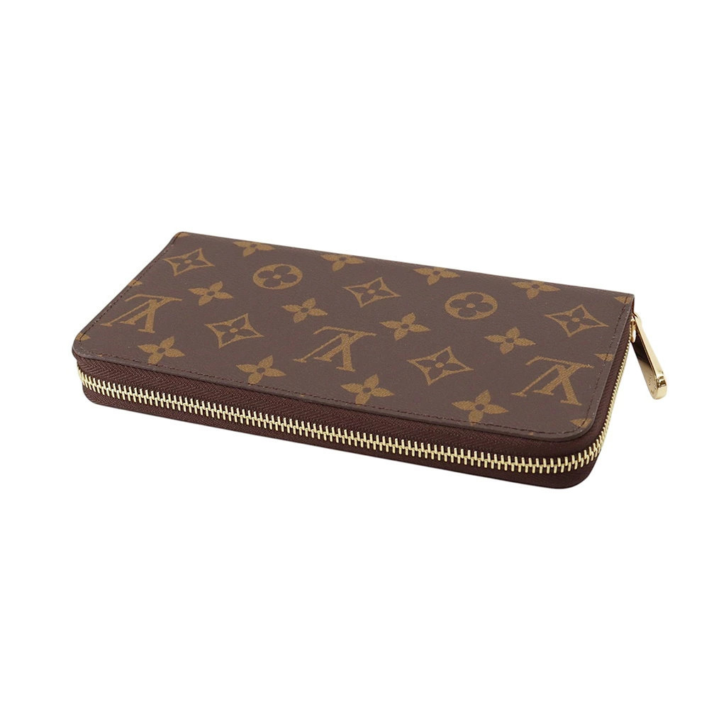 Louis Vuitton Round Monogram Wallet Zippy Zipper Long Brown